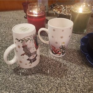 Lenox Snowman Holiday Magic Mug Bundle Set Of 2